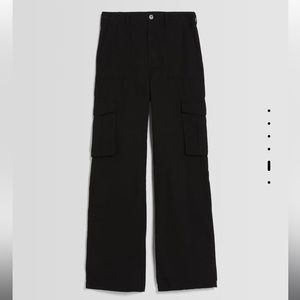 Bershka Adjustable Straight Fit Cargo Pants
